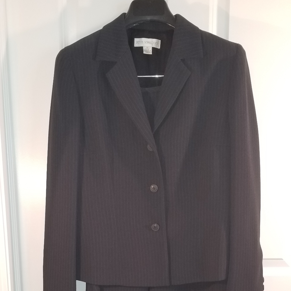 Lined suit jacket and slacks